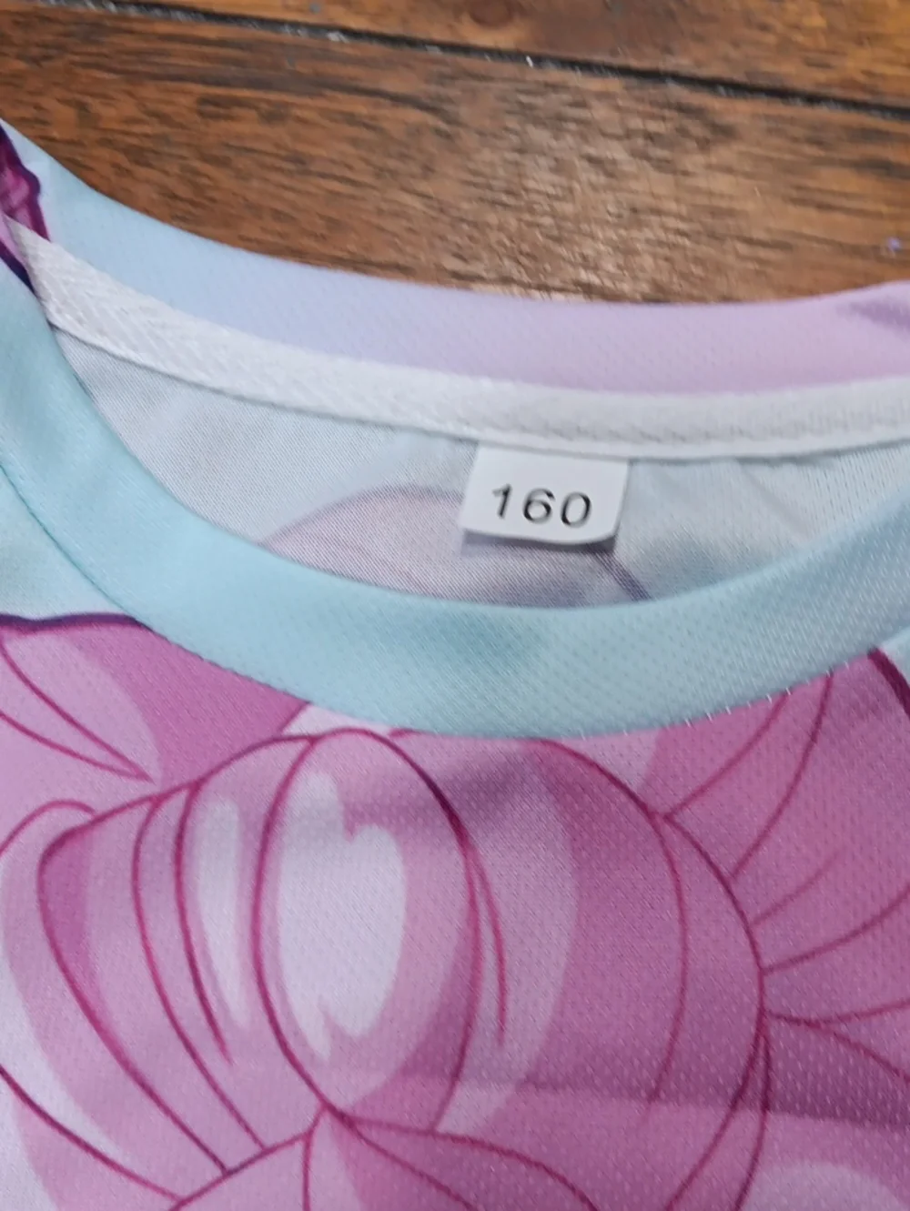 Pink and Aqua Anime Print Top - Stylish Graphic Design Demon Hunters  RUMI